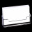 Business Card Holder Transparent Desktop Display Case Set 6