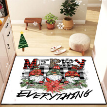 Alfombras navideñas para cocina, tapete de gnomo, antideslizante para el suelo, decoración navideña, regalos - Ofertas del día