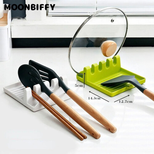 Kitchen Spoon Holder Plastic Rack for Spoons Forks Spatulas 1