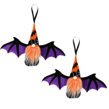 Miayilima Tischdekoration, gesichtslose Puppe, Halloween-Gnom, Fledermaus, Zwerg, Heim-, Bauernhaus- und Küchendekoration, Lila