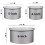 Round Cake Pan with Removable Bottom Anodized Aluminum 6