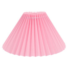 Geplooide lampenkap voor kroonluchterlamp (5 stuks)