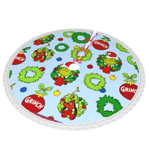 Christmas Tree Skirt 36 Inch Rustic Holiday Decor 1