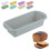 Silicone bread pan rectangular 11 inch white 2