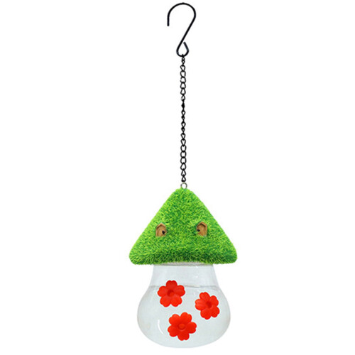 Homerr hanging hummingbird feeder mushroom shape large 1