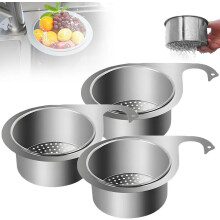 Stainless Steel Sink Drain Strainer Basket 1 Pack