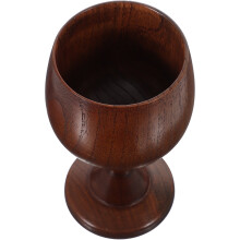 gobelet à vin vintage en bois fait main (1 pièce)