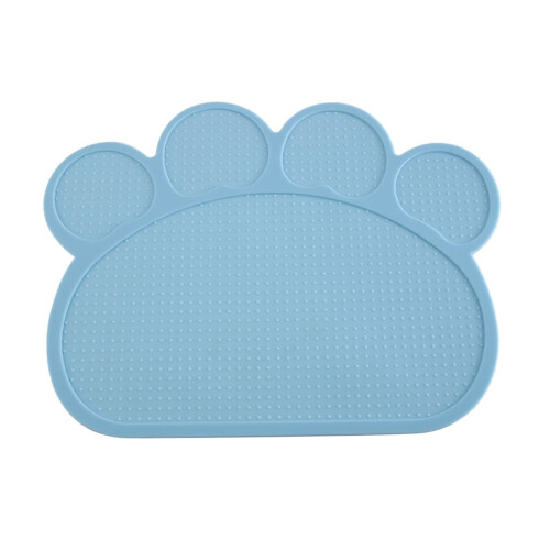 Jacenvly silicone pet feeding mat non-slip blue 1