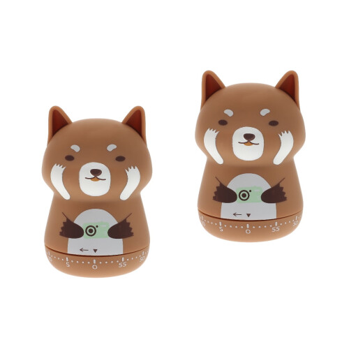Cube Kitchen Timer Mechanical Wind-up 2 pcs 60 Min