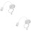Hanging Light Cord Pendant Fixture 2 pcs 1