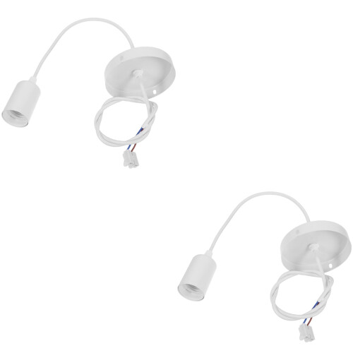 Hanging Light Cord Pendant Fixture 2 pcs
