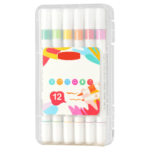 Homerr acrylic marker set double tip 6 colors 1