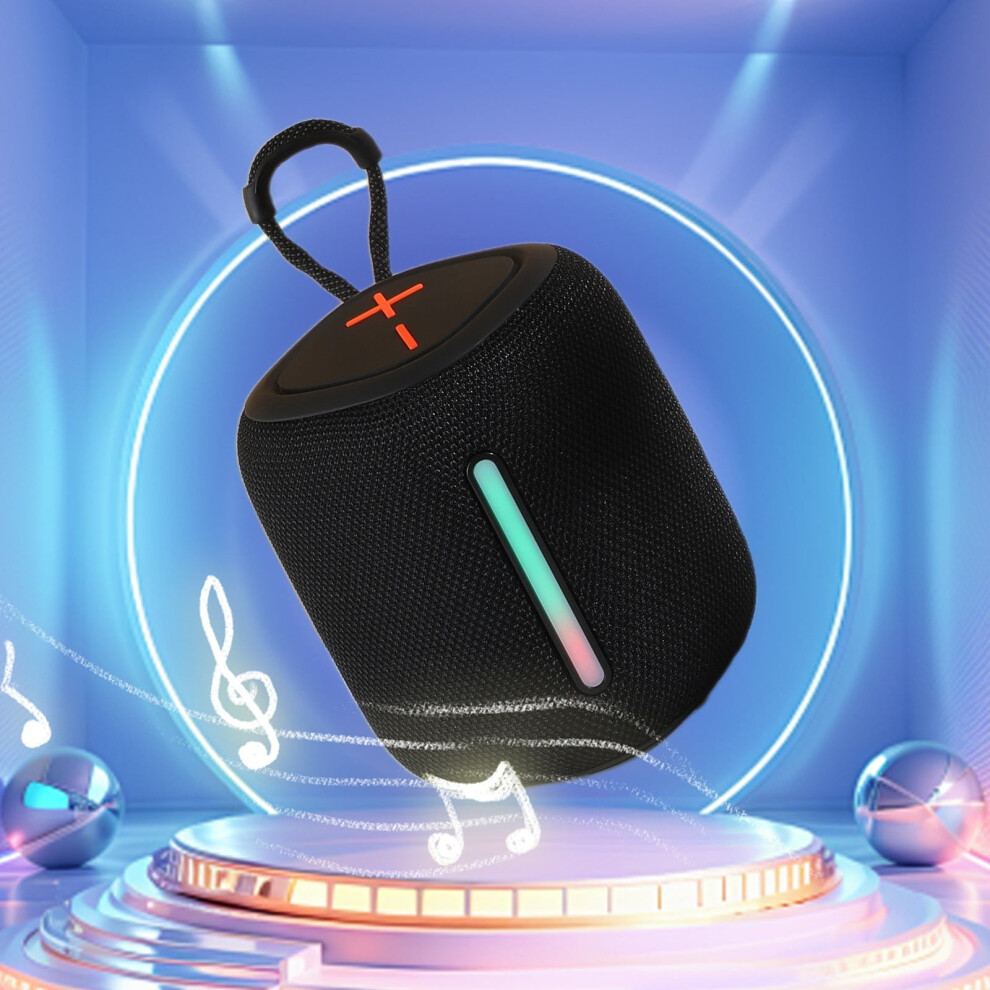 Txmfgh Colorful Wireless Fabric Bluetooth Speaker With Rgb Light 908436352673