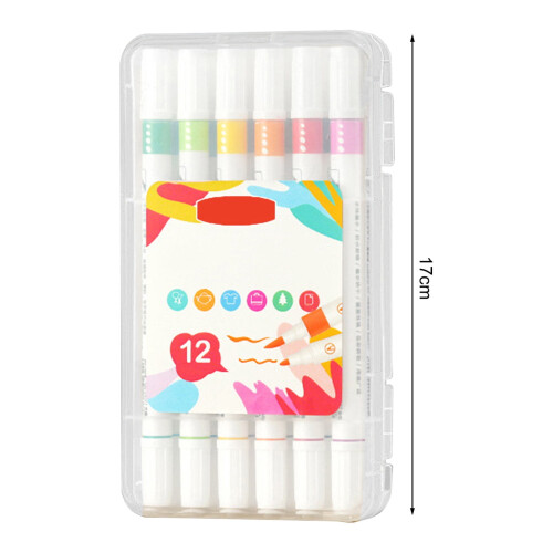 Homerr acrylic marker set double tip 6 colors 2