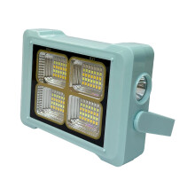 Lâmpada de trabalho portátil VALSEEL, recarregável por energia solar USB, para uso externo.