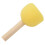 Foam Sponge Paint Brush Set Round 5 Sizes 60 pcs 5