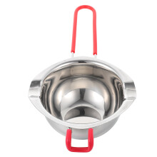 Lot de 2 casseroles à fondre pour bougies, bonbons, chocolat, cire et fromage, étanches et à vapeur.