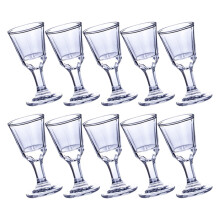 Wine Glasses White Highball Plastic 10 Pcs