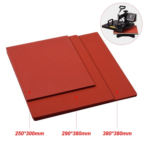 Silicone Heat Press Mat 290x380x8mm High-Temp 1