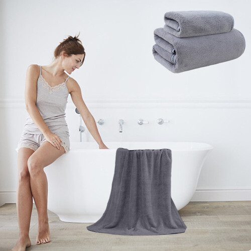 Beach Towel Set Linen Cotton 2-Piece 1