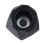 Rubber Trekking Cane Tips 8pcs Black 6