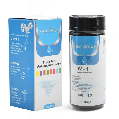 HONGDI Water Hardness Test Kit 0-425 ppm 100 Strips 1