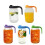 Garrafa de vidro estilo Mason Jar com alça e bico dosador, 473 ml (16 oz) 3