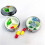 Homeer pill box organizer with 3 compartments, dustproof 3