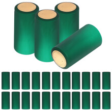 Capsules thermorétractables dorées pour bouteilles de vin (60 pièces)