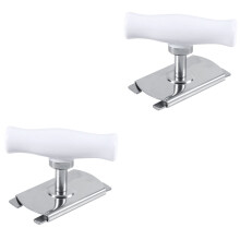 Lot de 2 ouvre-bouteilles en acier inoxydable, antidérapants et faciles à utiliser, pour la cuisine.