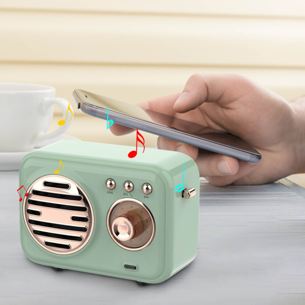 Valseel Bluetooth Speaker Vintage Portable Mini Speaker 908436360739