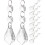 Crystal Prism Pendants Light Transparent 20 pcs 2