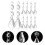 Crystal Prism Pendants Light Transparent 20 pcs 5