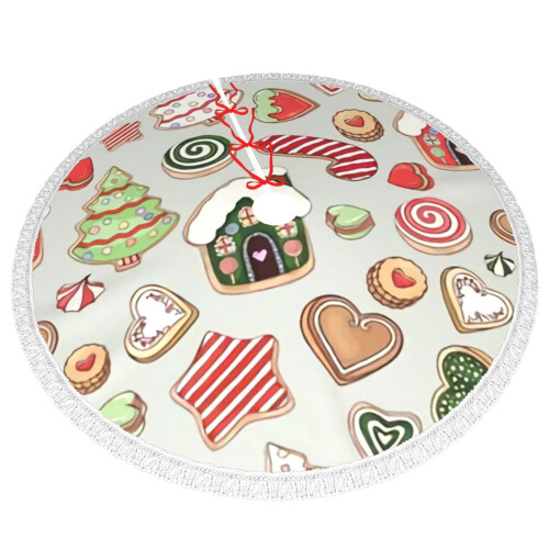 Christmas Tree Skirt 48 Inch Rustic Holiday Decor 2
