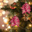 Christmas Ball Pendant Set Red Plastic Electroplated 2pcs 5