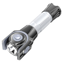 VALSEEL 360 drehbare LED-Taschenlampe für den Außenbereich, wiederaufladbar, für Camping, Outdoor-Notfälle