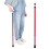Walking Cane Adjustable for Elderly Safety Red 4