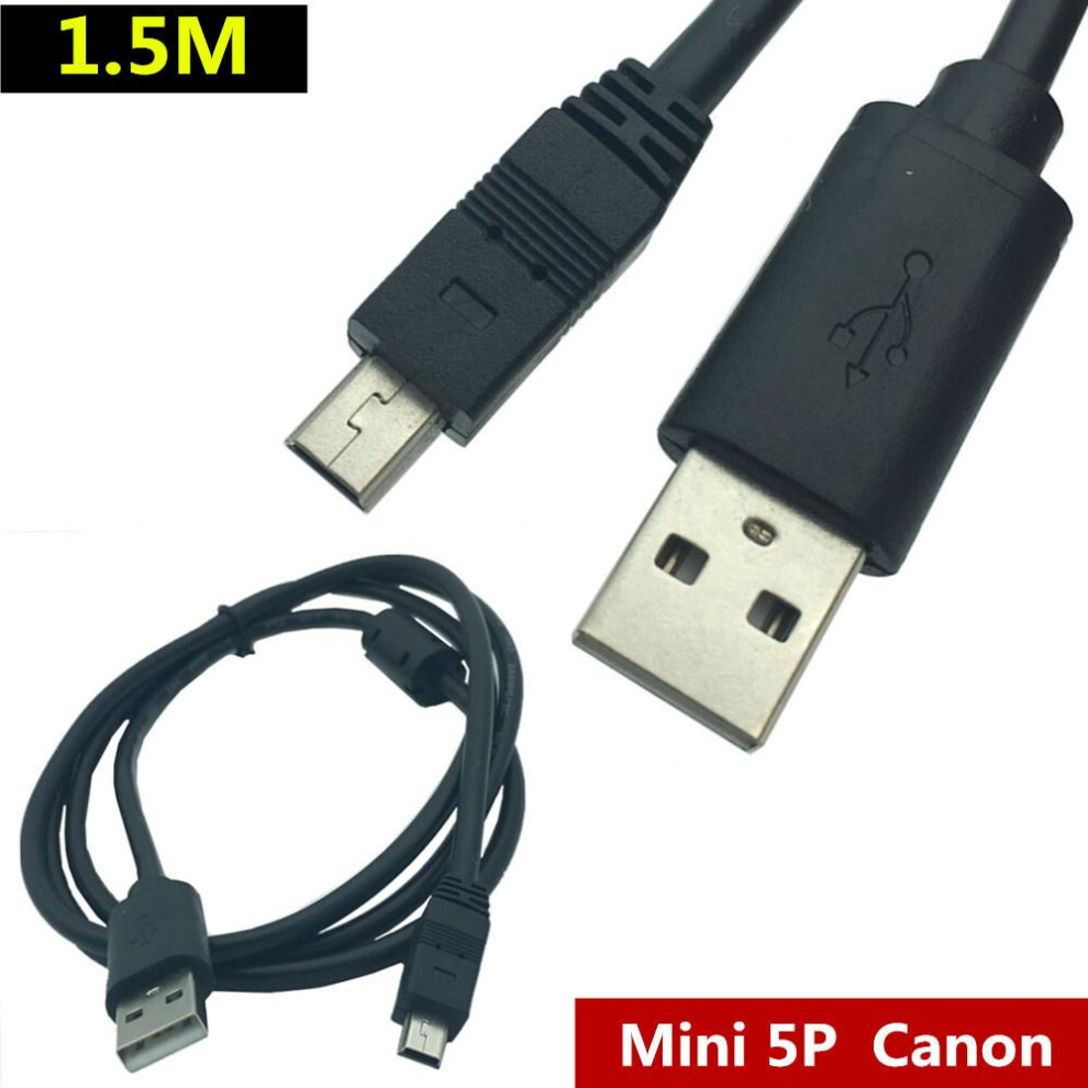 Usb 2.0 Charging Data Cable For Canon Camera 1.5M 971050930954