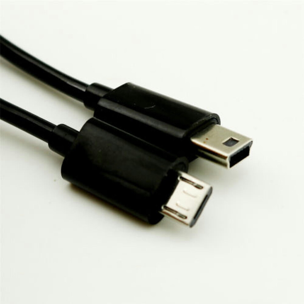 Micro Usb B To Mini Usb B Spiral Cable 3 Ft 971050932491