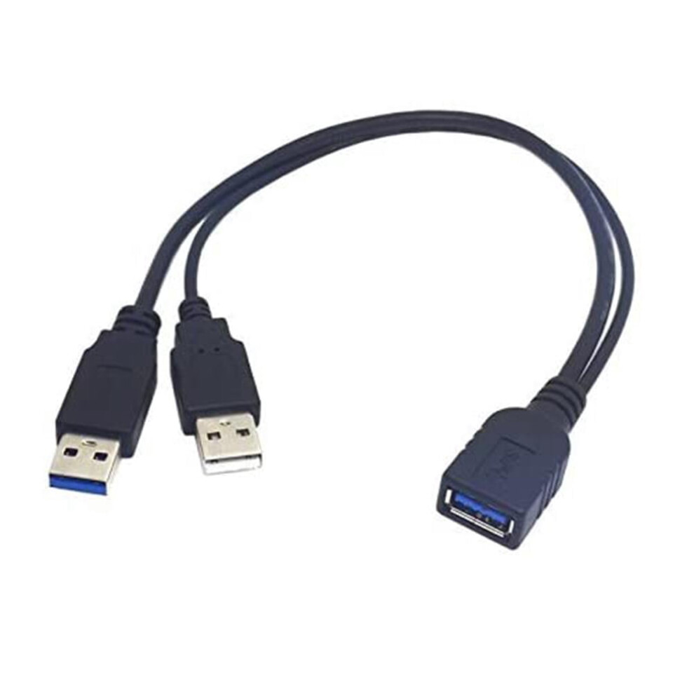 Usb 3.0 A Female To Dual Usb A Male Y Splitter Cable 971050927749