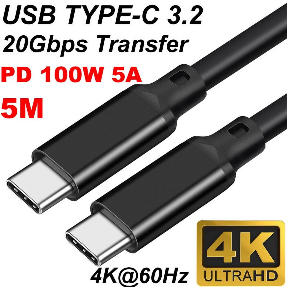 Usb-C 3.2 Gen 2X2 Cable 1/2/3/5M 20Gbps 5A 100W 971050931395