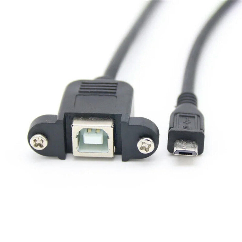 Usb 2.0 B Male To B Female Panel Mount Extension Cable 971050932538
