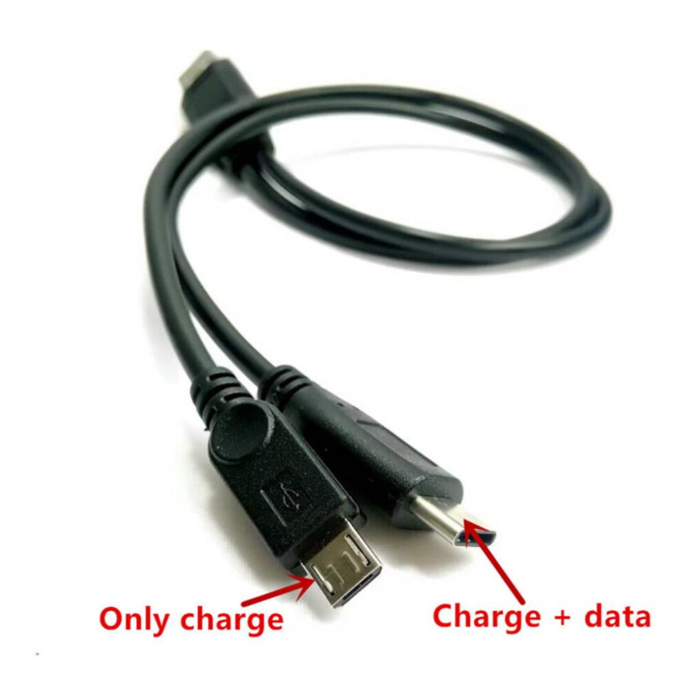 Usb-C To Micro Usb 2-In-1 Cable 2.4A Fast Charging Data Sync 971050932354