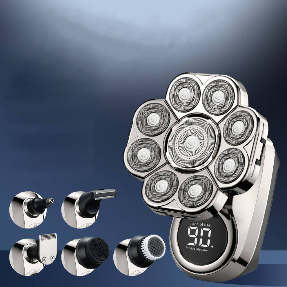 Ozmmyan 9D electric head shaver bald men 6-in-1 wet/dry