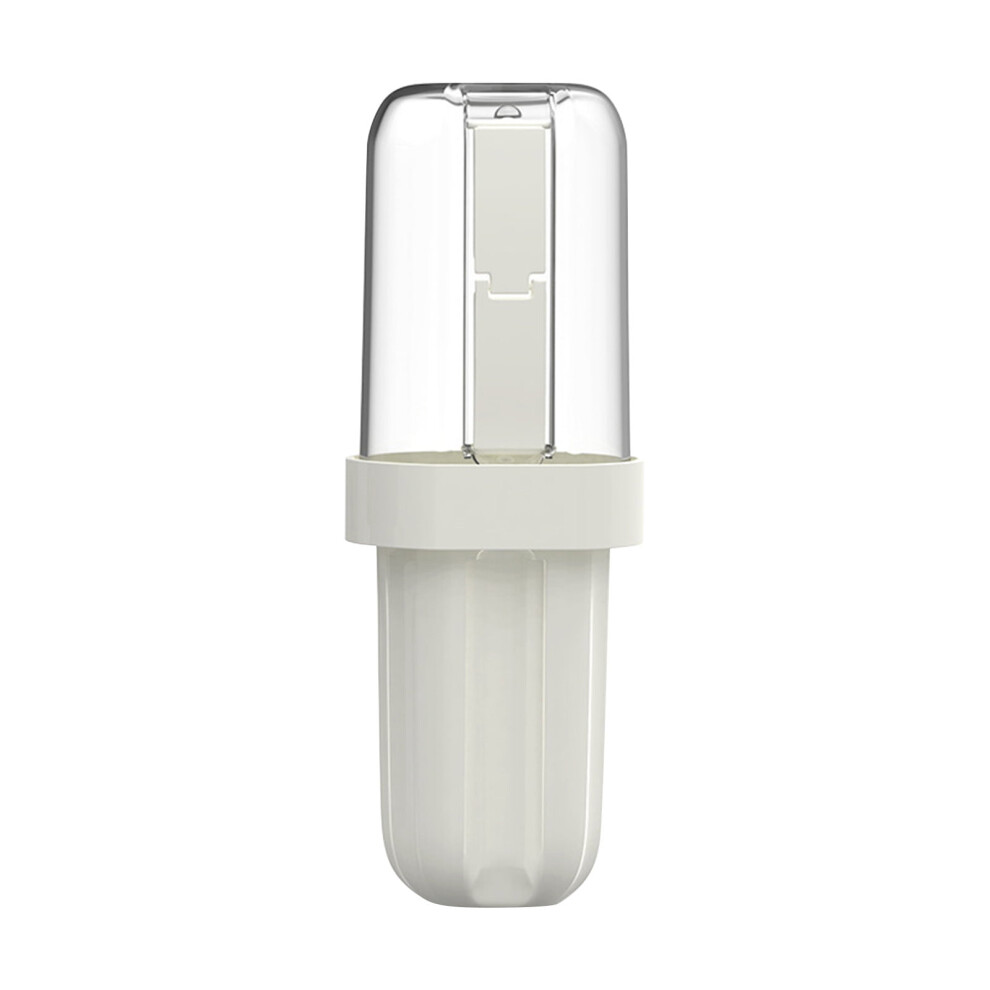 Portable toothbrush holder for travel and camping