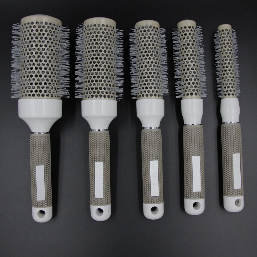 Delaman hair brush ceramic round comb style #3