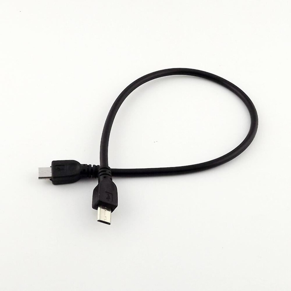 Micro Usb 2.0 B To Micro 5-Pin Data Cable 1 Ft 3 Pcs 971050932040