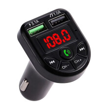 Car MP3 Bluetooth FM Transmitter with Hands-Free Call