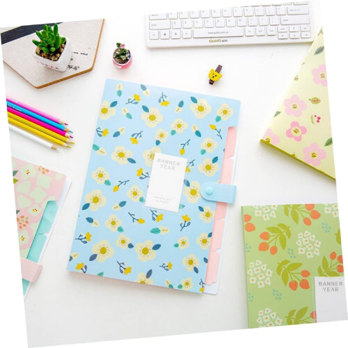 Document Storage Folder Blue 1 Pack 2