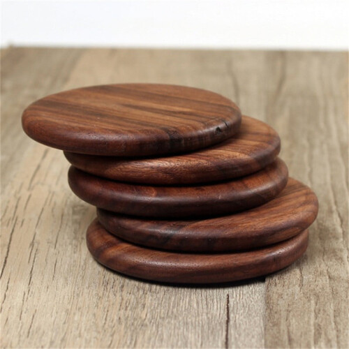 Coaster Adhmaid Gallchnó Dubh Inslithe Retro 1PC 2